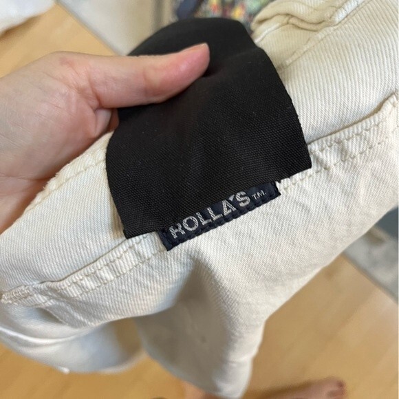 Rolla’s Relaxo Relaxed Fit Raw Hem Jeans in Salt 36 NWT - Picture 11 of 13